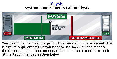 Jocuri MUO - Analizează-ți computerul pentru compatibilitatea jocurilor crysis