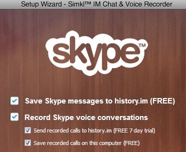 salvați conversațiile prin Skype