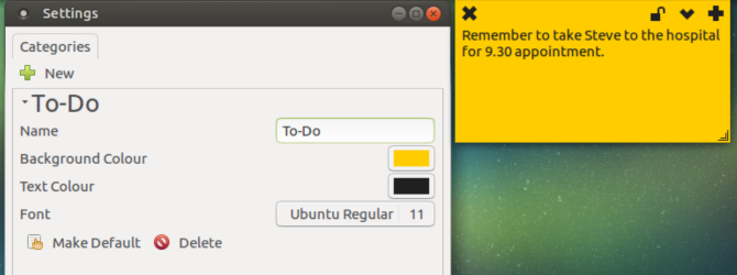 5 mici note adezive utile pentru indicatorul Linux muo linux stickynotes