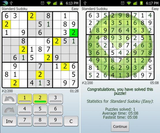 puzzle sudoku gratuit