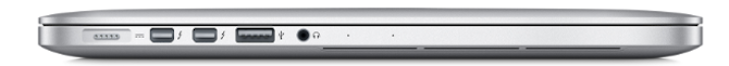 Thunderbolt 2 porturi pe un Macbook Pro