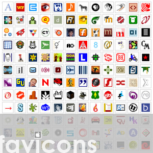 gestionează favicons