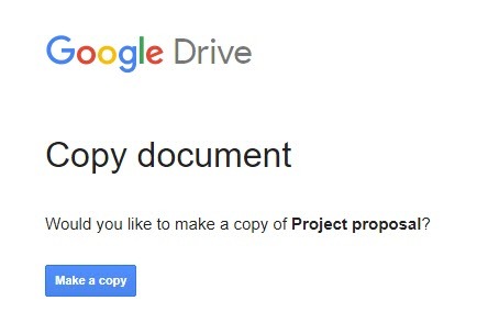 Utilizați acest truc „Efectuați o copiere” atunci când partajați documentele Google Drive Realizați o copie