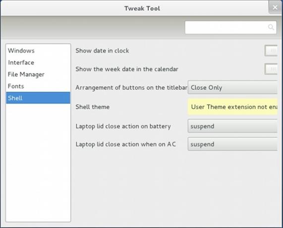 instrument de modificare gnome