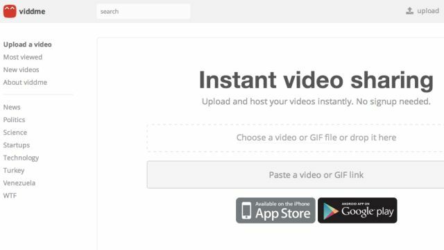 Nu-înscriere-web-apps-video-sharing-Streaming-vidd-mă