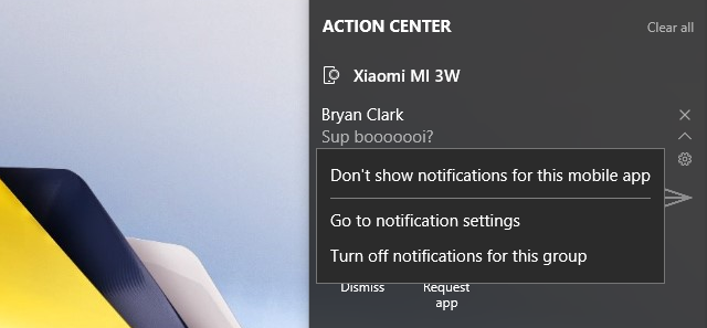 sincronizare-android-notificări Windows-action-center--show-Dont notificări