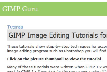 editare foto gimp