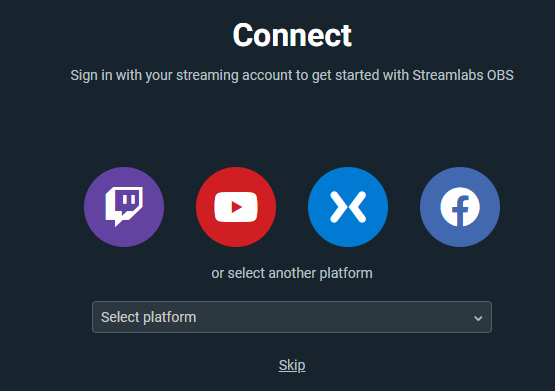 Streamlabs Connect Connect