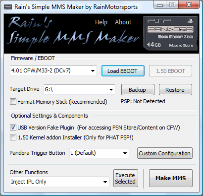 Cum să downgrade PSP și să facă upgrade la un firmware personalizat (2) 23522 rainmmsfj6