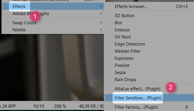 Filtru-sandbox exemplu-IrfanView