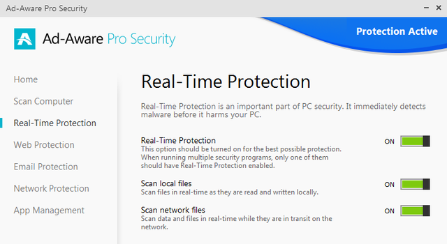 21 Ad-Aware Pro Security - Protecție în timp real