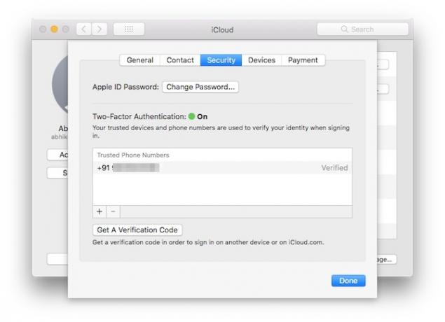 bi-factor de autentificare cloud backup iCloud