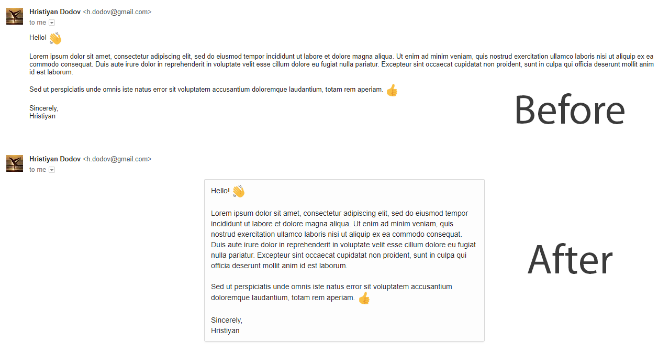 Formatați inbox Gmail astfel încât mesajele să fie mai ușor de citit