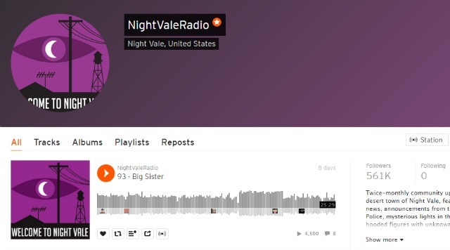 Podcast Radio Vale de noapte pe SoundCloud