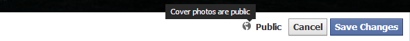 Setarea confidențialității fotografiei Facebook Cover