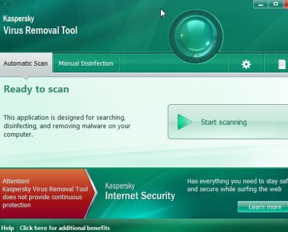 instrument de eliminare a virusului kaspersky