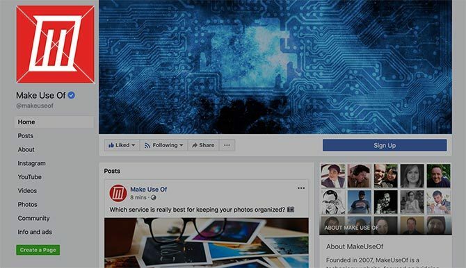 Profil Facebook Dimensiunea fotografiei