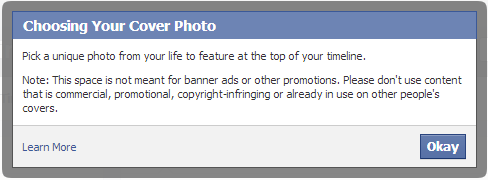 Despre alegerea fotografiei de acoperire Facebook
