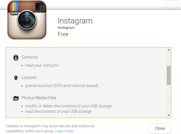 Instagram-Android-permissions