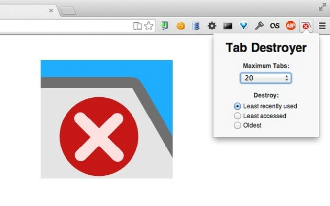xTab limitează numărul maxim de file pe care Chrome le poate deschide