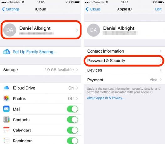 bi-factor de autentificare cloud backup iCloud