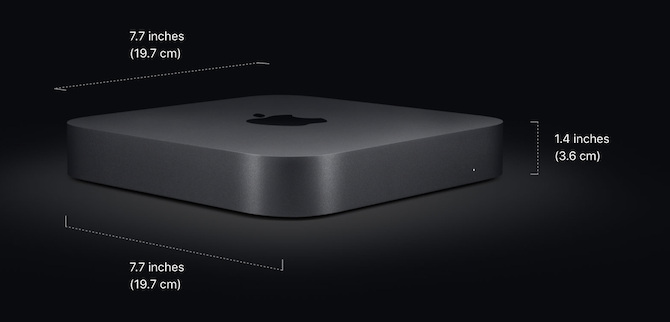 Dimensiuni fizice Mac Mini