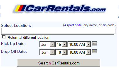 compararea tarifelor de închiriere auto