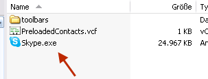 skype.exe- versiunea portabilă skype