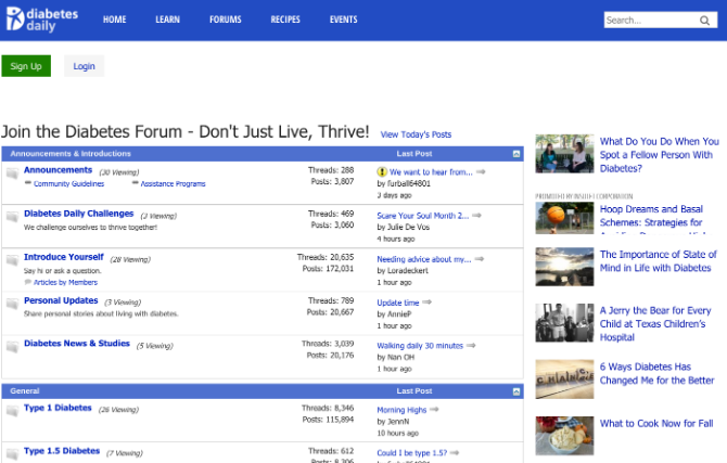 Diabetul zaharat este cel mai bun forum de discuții online pentru diabetici