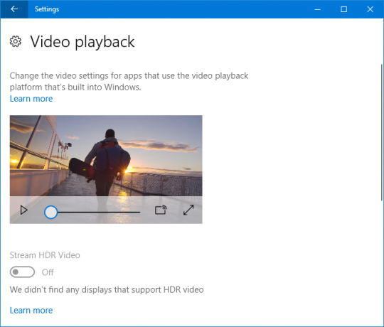 9 Funcții de setări noi în redarea video a Windows Update Fall Creators Update