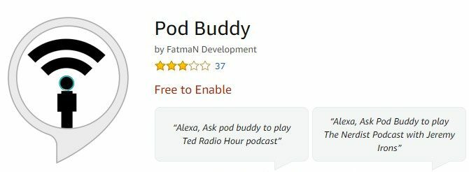 Pod Buddy pentru podcasturi ecou amazon