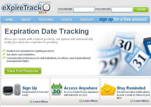 data de expirare tracker