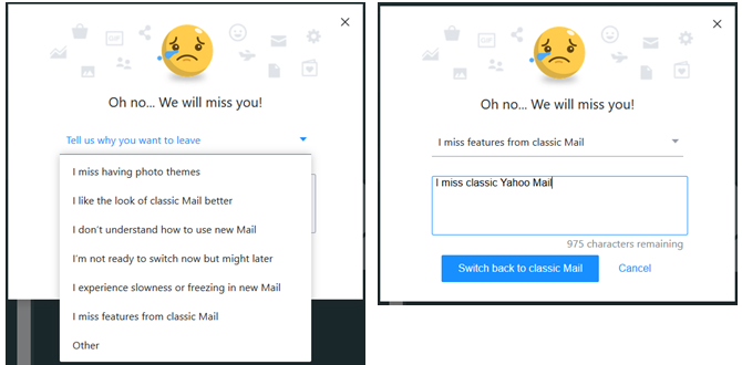 Gmail vs yahoo noi diferențe de mail