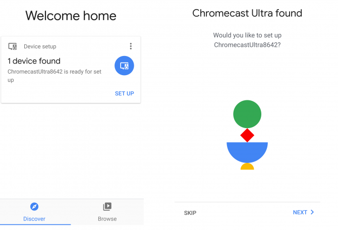 Chromecast-ultra-home-captură de ecran