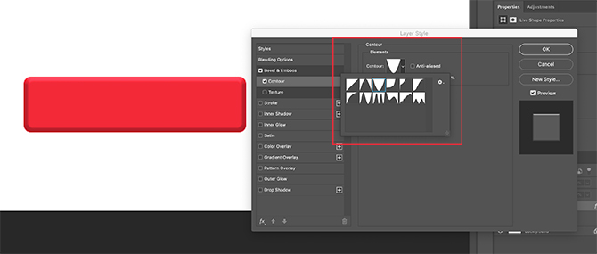 Rectangle de contur în Photoshop