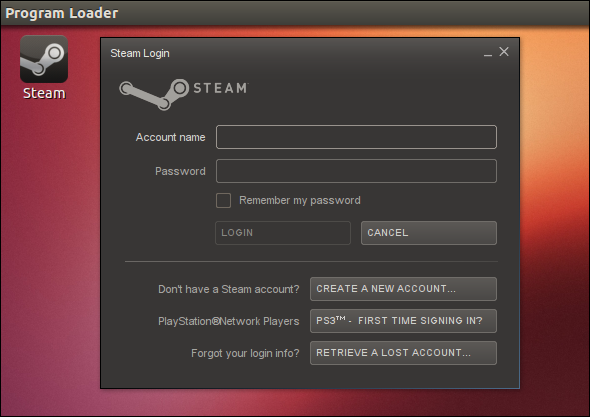 Steam pe Linux cu vin