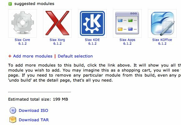 Creează-ți propriul sistem de operare portabil și rapid personalizat cu Slax 02b Build Slax