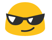 Ochelari de soare cool Emoji