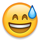 emoticon emoji transpirat