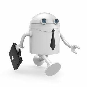 Partajarea Andmade îmbunătățește modul în care vă împărtășiți și vă oferă mai multe opțiuni de partajare [Android 2.1+] Shutterstock Robot Businessman