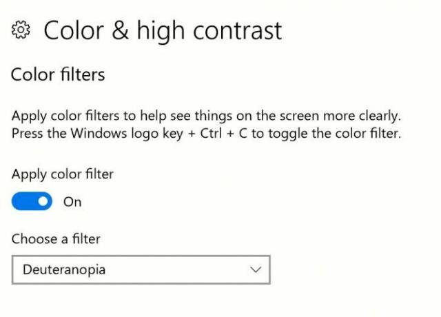 Utilizatori de Windows Colorblind: încercați acest truc pentru a distinge mai bine culorile WIndows10 Colorblindness e1510768851988