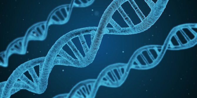 Ilustrație a unei duble helix ADN
