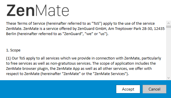 Recenzie VPN ZenMate: Meditarea la confidențialitate Condiții de configurare a revizuirii ZenMate