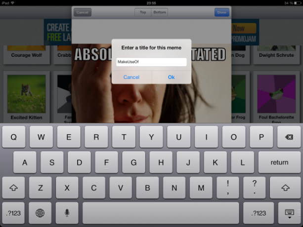 Meme Generator: Posibil cea mai mare cantitate de distracție pe care o vei avea pe iPad memegenerator4