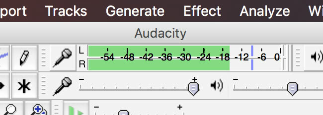 Monitor Audacity