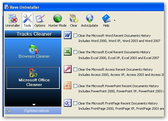 Revo Uninstaller Cleaner Programe