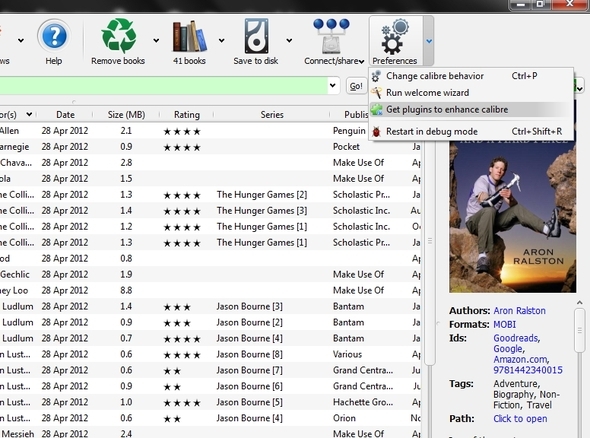 Calibru: hands-down, Cel mai bun Manager eBook Manager Plugin-uri de preferințe de calibru disponibile