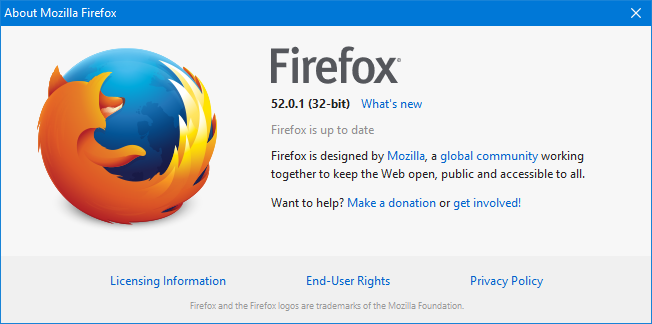 mozilla firefox despre